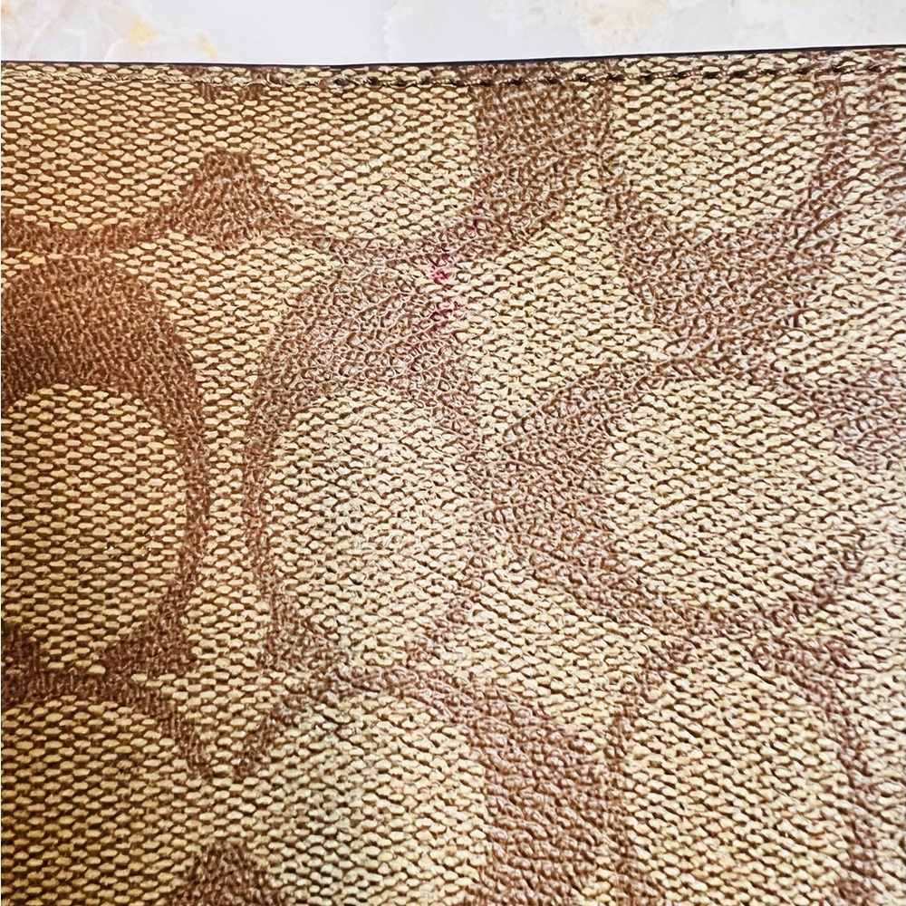 COACH NOTEBOOK In Brown Signature Canvas - Picture 4 of 6